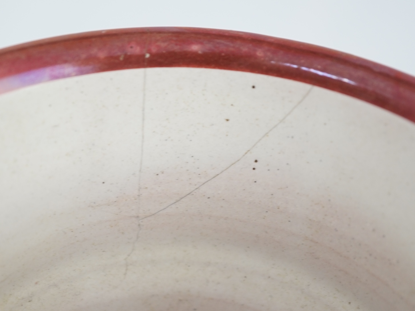Ulisse Cantagalli, a Hispano-Moresque style ruby-copper lustre vase, late 19th century, some restoration